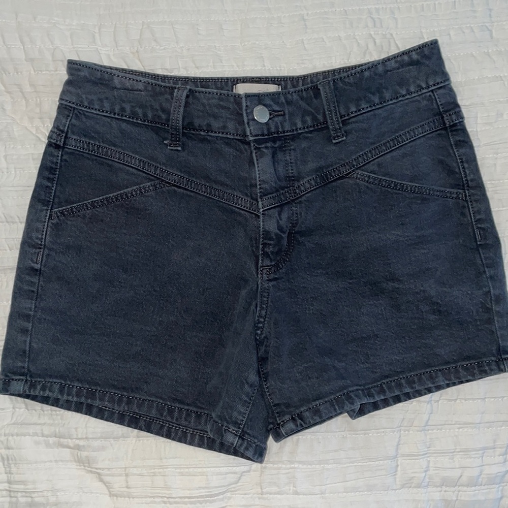 Black Jean shorts